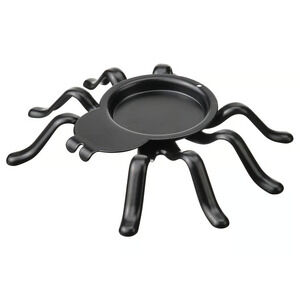 IKEA KUSTFYR Tealight Holder, Spider Black, 1" (905.996.26) NEW